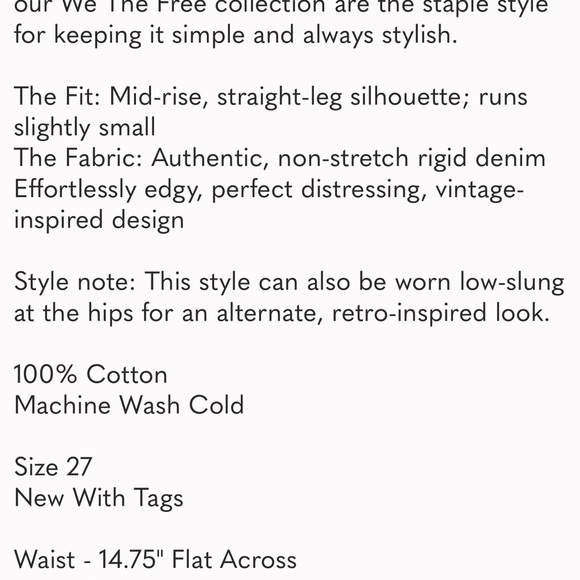 Free People distressed jeans - Picture 7 of 7